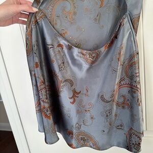 Victoria's Secret Paisley Mini Dress - Blue and Orange